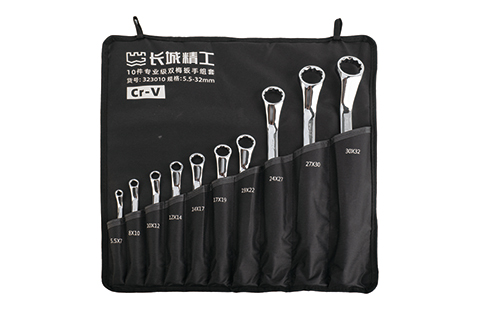 10 件專業(yè)級雙梅扳手組套