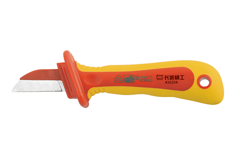 雙色絕緣護套直平型電纜刀