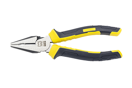 Great Wall Industrial-Grade German-Style Bi-Color Handle Combination Pliers，Labor-Saving